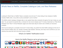Tablet Screenshot of netflixable.com